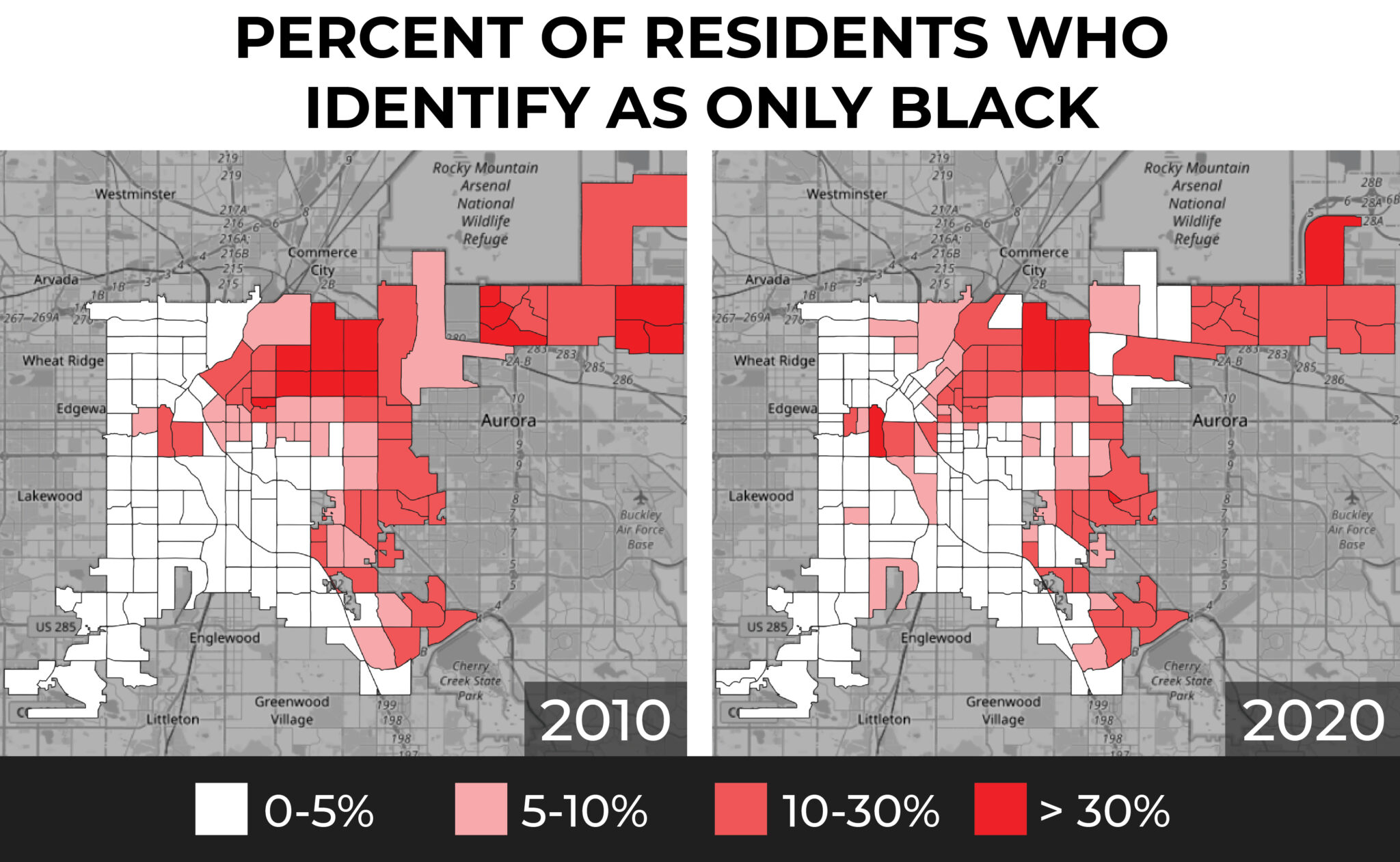 Denver maps show neighborhood changes, new (and sometimes empty) homes