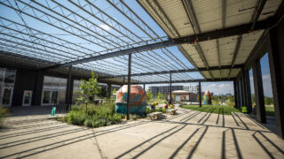 The ArtPark Community Hub off Brighton Boulevard in RiNo. Five Points, Aug. 19, 2021.