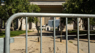 Civic Center Park is closed. Sept. 15, 2021.