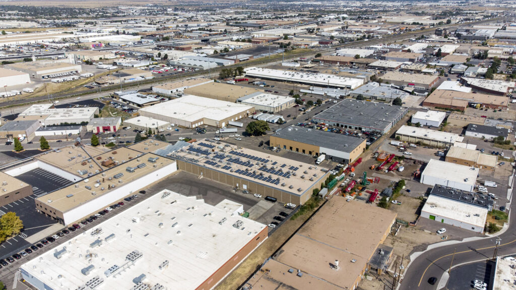 Warehouses in Northeast Park Hill. Sept. 23, 2021.