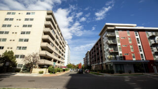 Apartments at near 10th Avenue and Ash Street. Oct. 14, 2021.