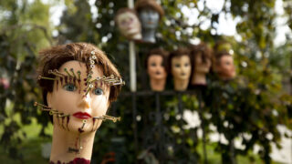 Some spooky stuff around Cameron Tune's block in Montclair. Oct. 14, 2021.