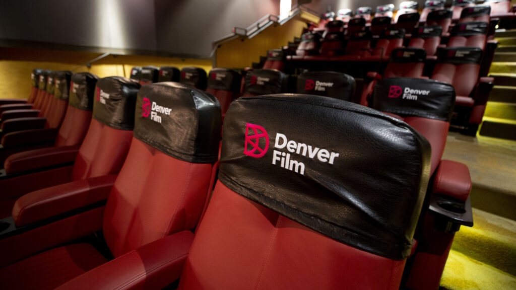 The Sie Film Center is ready for the Denver Film Festival to begin. Oct. 28, 2021.