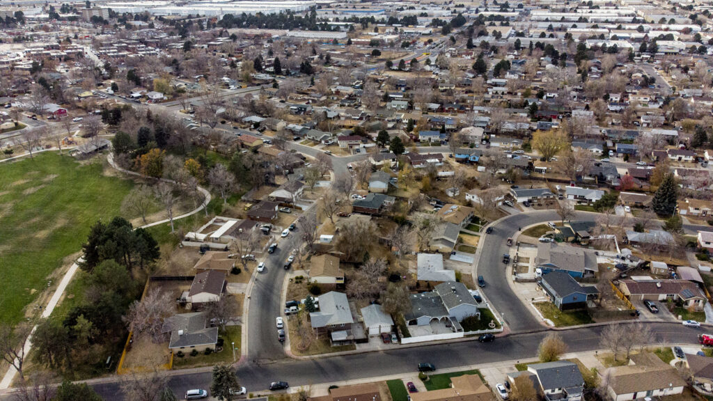 Downtown Denver is very far away from Montbello. Nov. 18, 2021.