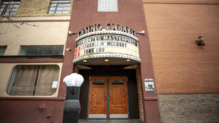 Cervantes Masterpiece Ballroom on Welton Street, formerly known as the Casino Cabaret. Dec. 10, 2021.