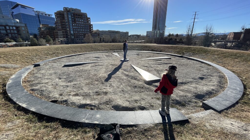 The former site of the sound phenomenon at Commons Park, December 21, 2021.