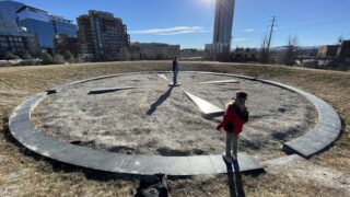 The former site of the sound phenomenon at Commons Park, December 21, 2021.
