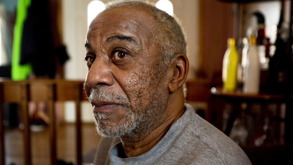 Fronzo Gilkey sits in his Green Valley Ranch home. Feb. 26, 2022.