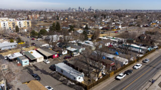 A mobile home park in March 2, 2022.