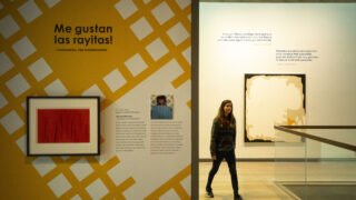 The Clyfford Still, Art and the Young Mind exhibition at the Clyfford Still museum. March 12, 2022.