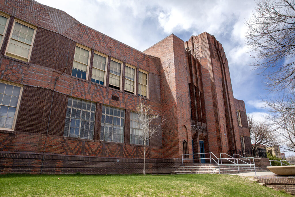 The Bryant-Webster school building in Highland. April 13, 2022.