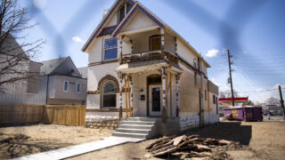 3435 Albion Street in Northeast Park Hill no longer has an addition on its north side. April 15, 2022.