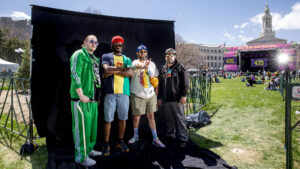 Denver's 420 celebration at Civic Center Park. April 20, 2022.