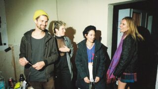 Liminal Spacers co-founders Robbie Zelko (second from left) and Madeline Cohen (third from left) at a Sorted event in March.