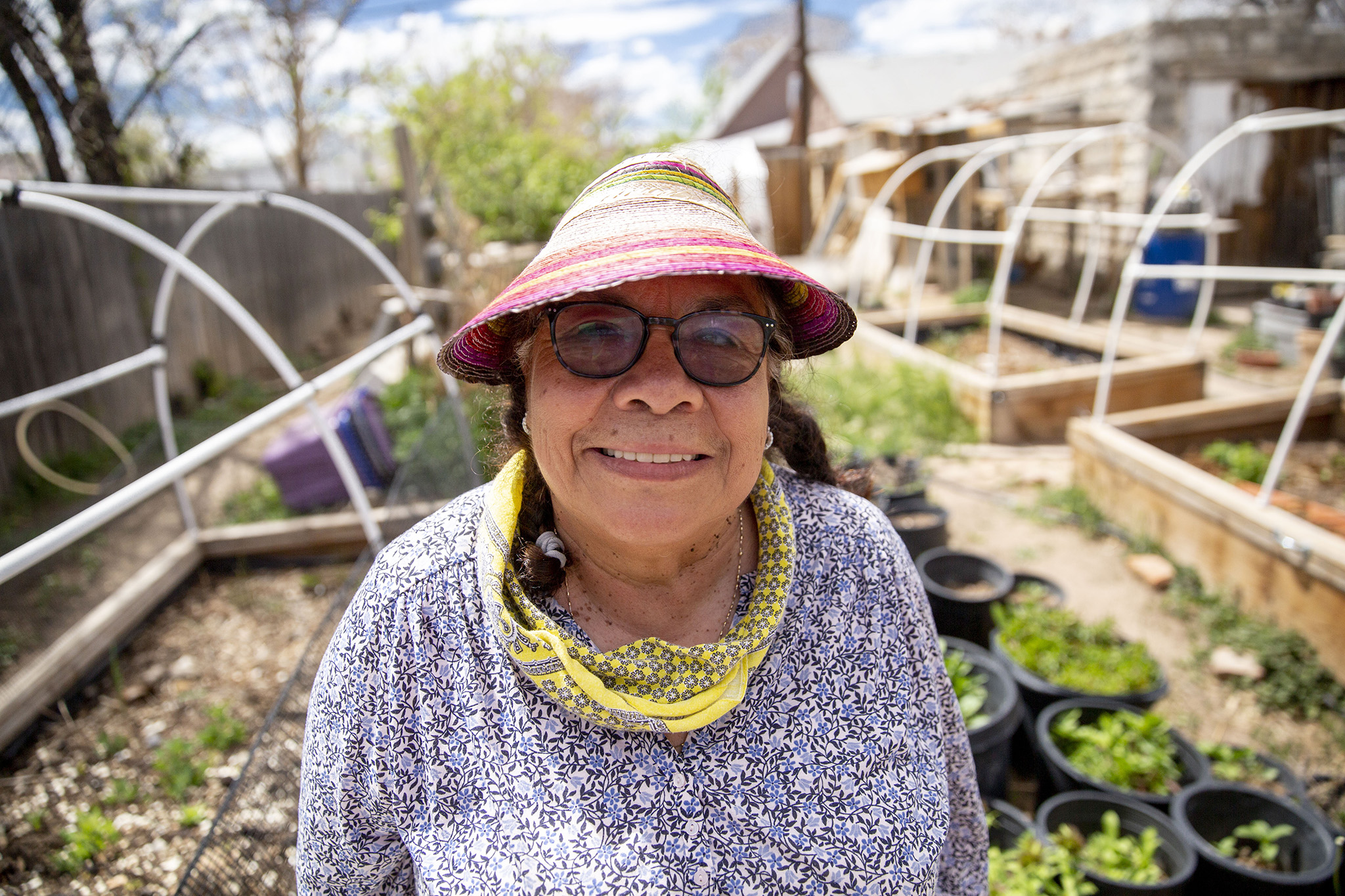 Dolores Alfaro's backyard in ElyriaSwansea is a farmers' market