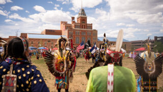 MSU Denver hosts a powwow following its Native and Indigenous graduation ceremony on Saturday, May 7, 2022.
