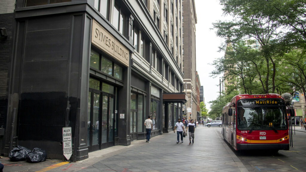 The Symes building at 820 16th Street downtown. June 30, 2022.