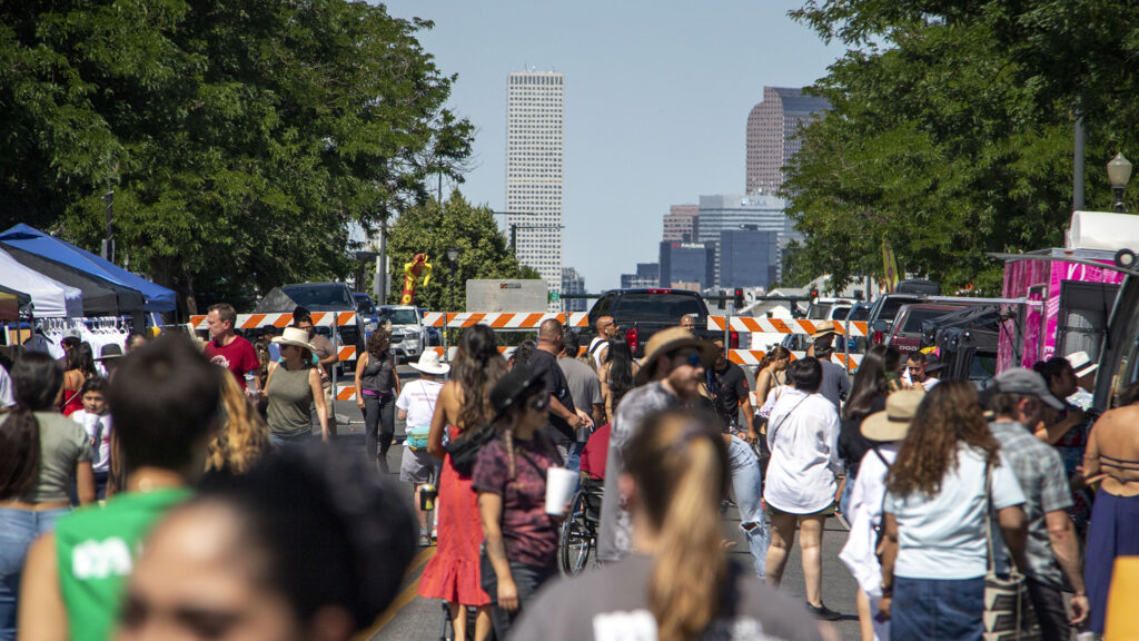 The Festival del Mole and Frida Kahlo celebration on Morrison Road. July 9, 2022.