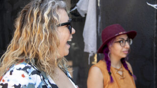 Crystal Wiggins (left) and Iman Haidar, with Society Colorado, are transforming the space at 3090 N. Downing St. in Whittier. Aug. 3, 2022.