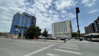 This Downtown Denver parking lot may soon include apartments.