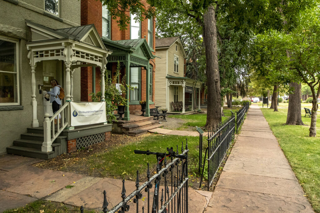 The 9th Street Historic District on Denver's Auraria Campus, which was a residential area before the city transformed the neighborhood into an education hub. Sept. 9, 2022.