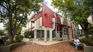 Denver Public Library's Ross-Cherry Creek branch. Sept. 15, 2022.