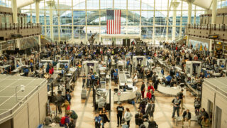 North security at Denver International Airport. Oct. 28, 2022.