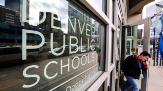 Denver Public Schools headquarters on Lincoln Street, Thursday March 12, 2020