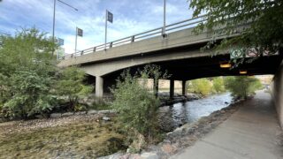 The Larimer Street Bridge is slated to be demolished and rebuilt, Oct. 3, 2022.
