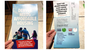 A political mailer some Denverites received in January 2023.
