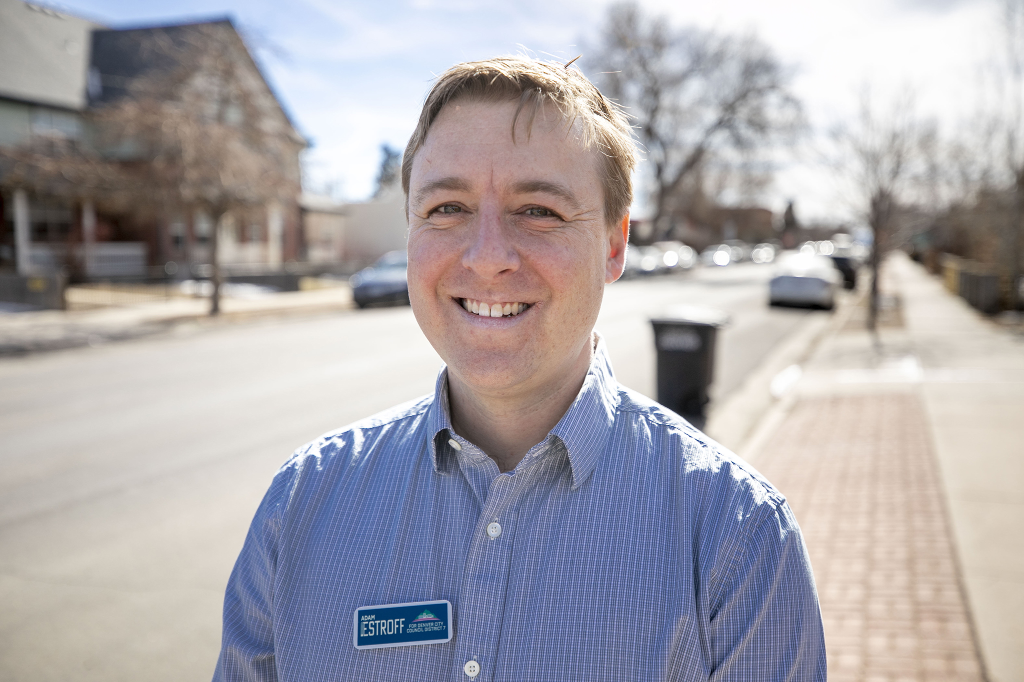 Adam Estroff is focusing on housing as he runs for District 7 Council seat