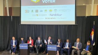 All nine at-large candidates for City Council faced off Monday night in a debate.