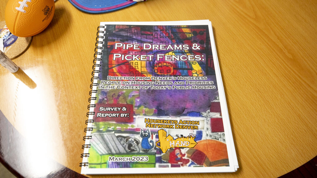 Housekeys Action Network's "Pipe Dreams and Picket Fences" report about housing and homelessness. March 8, 2023.