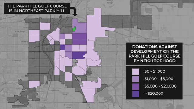 Big money floods the fight over the Park Hill Golf Course -- 155 acres ...