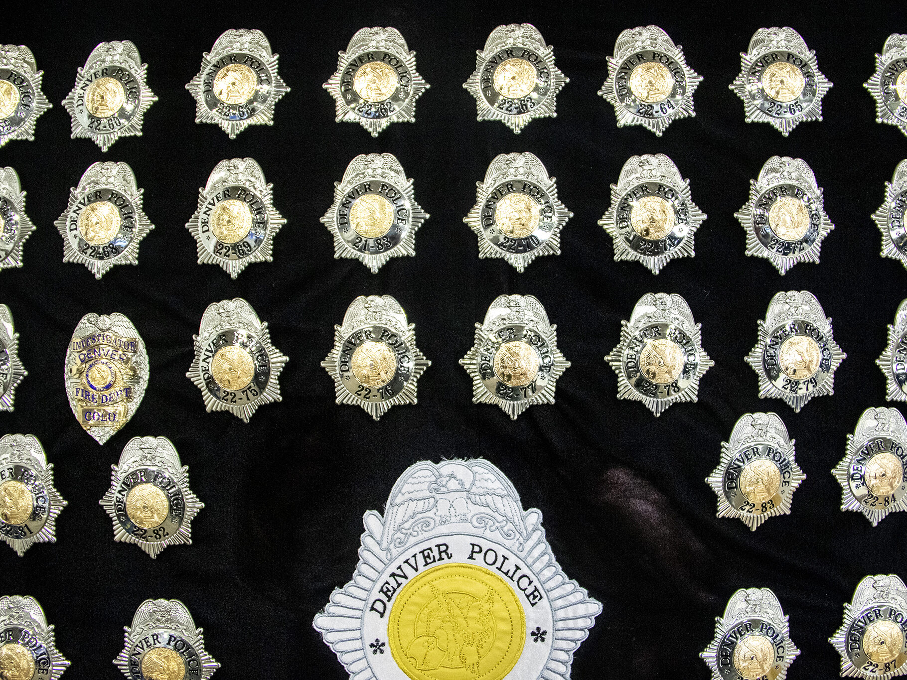 ケ*ス様 Denver Police Lieutenant バッジ 230331-DENVER-POLICE-