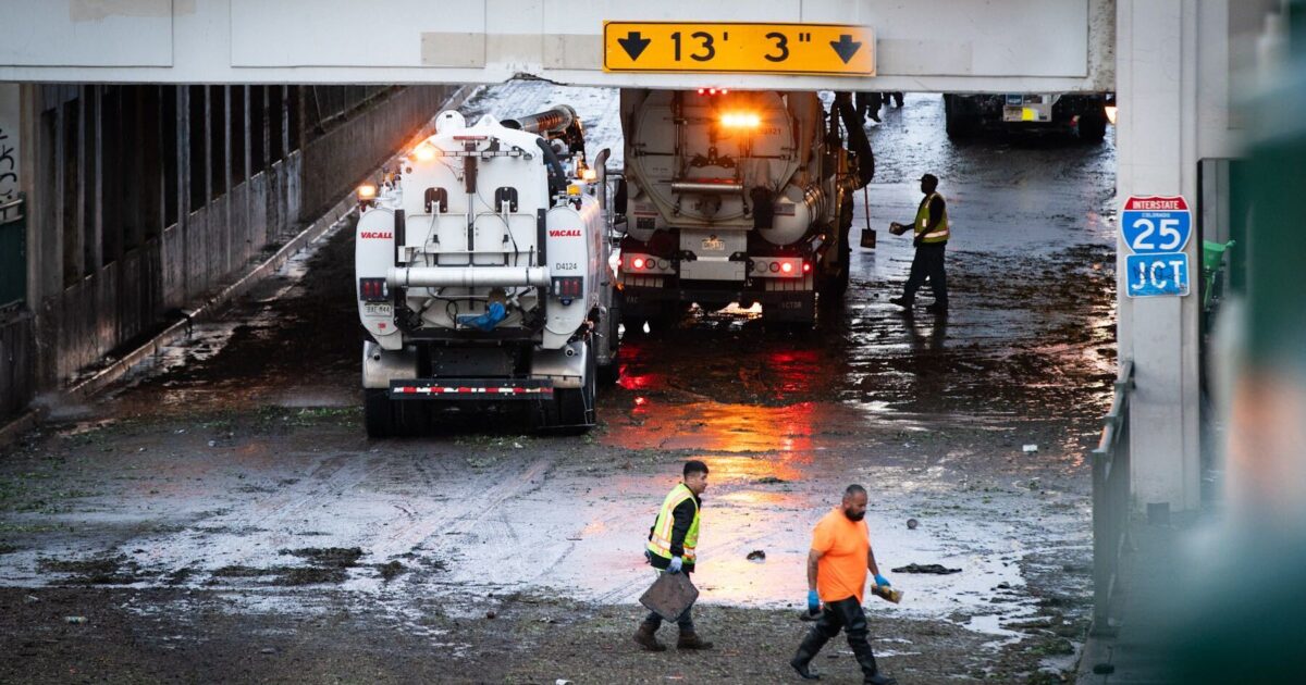 Flooding and debris close parts of I25, multiple roads see flash flooding Denverite, the