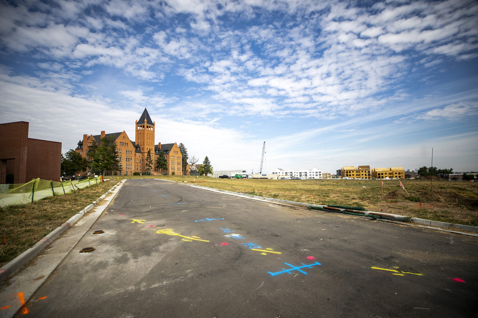 With the city's acquisition of Loretto Heights' library and theater