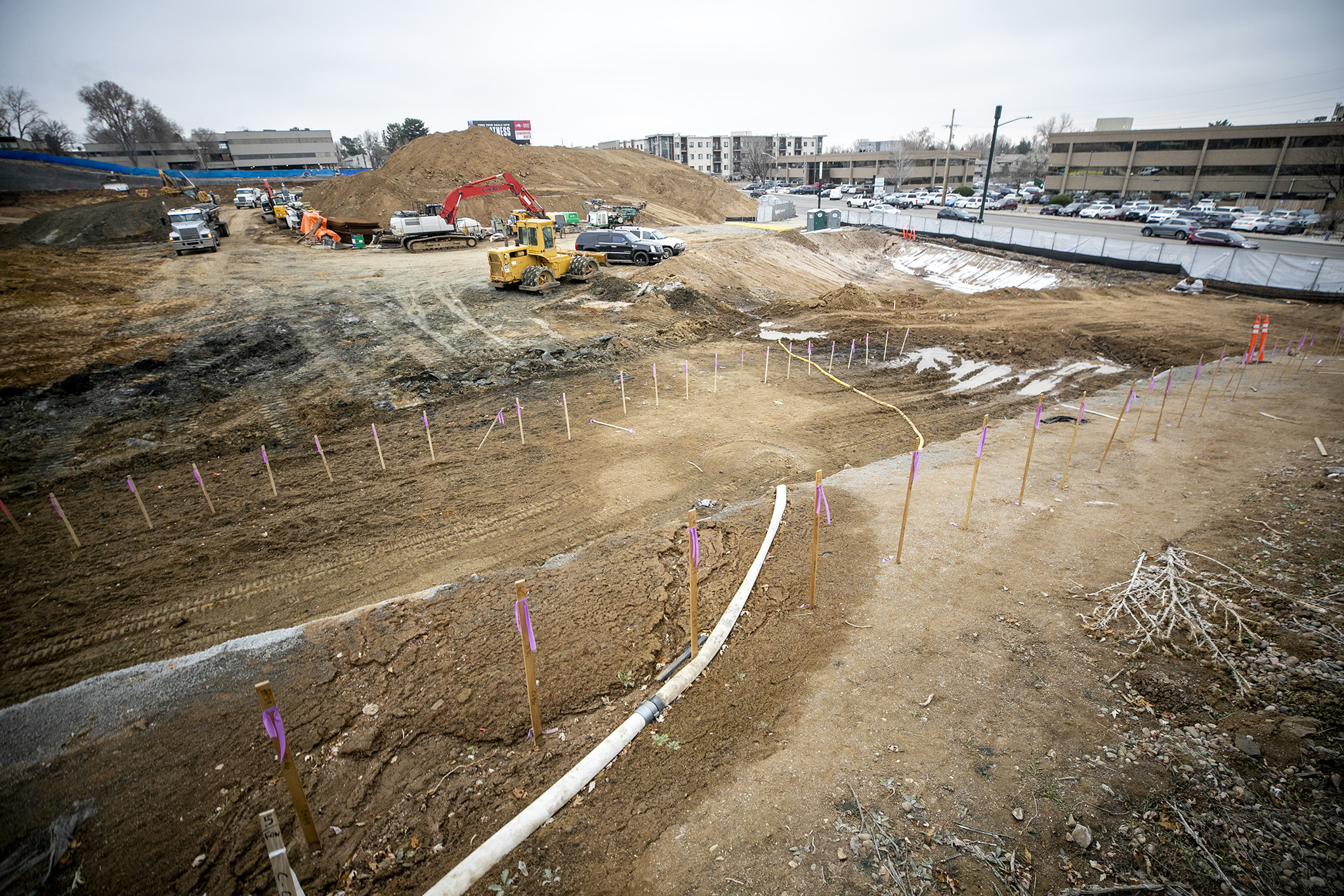 Noticed extra traffic on Leetsdale Drive? It's sewage work for new