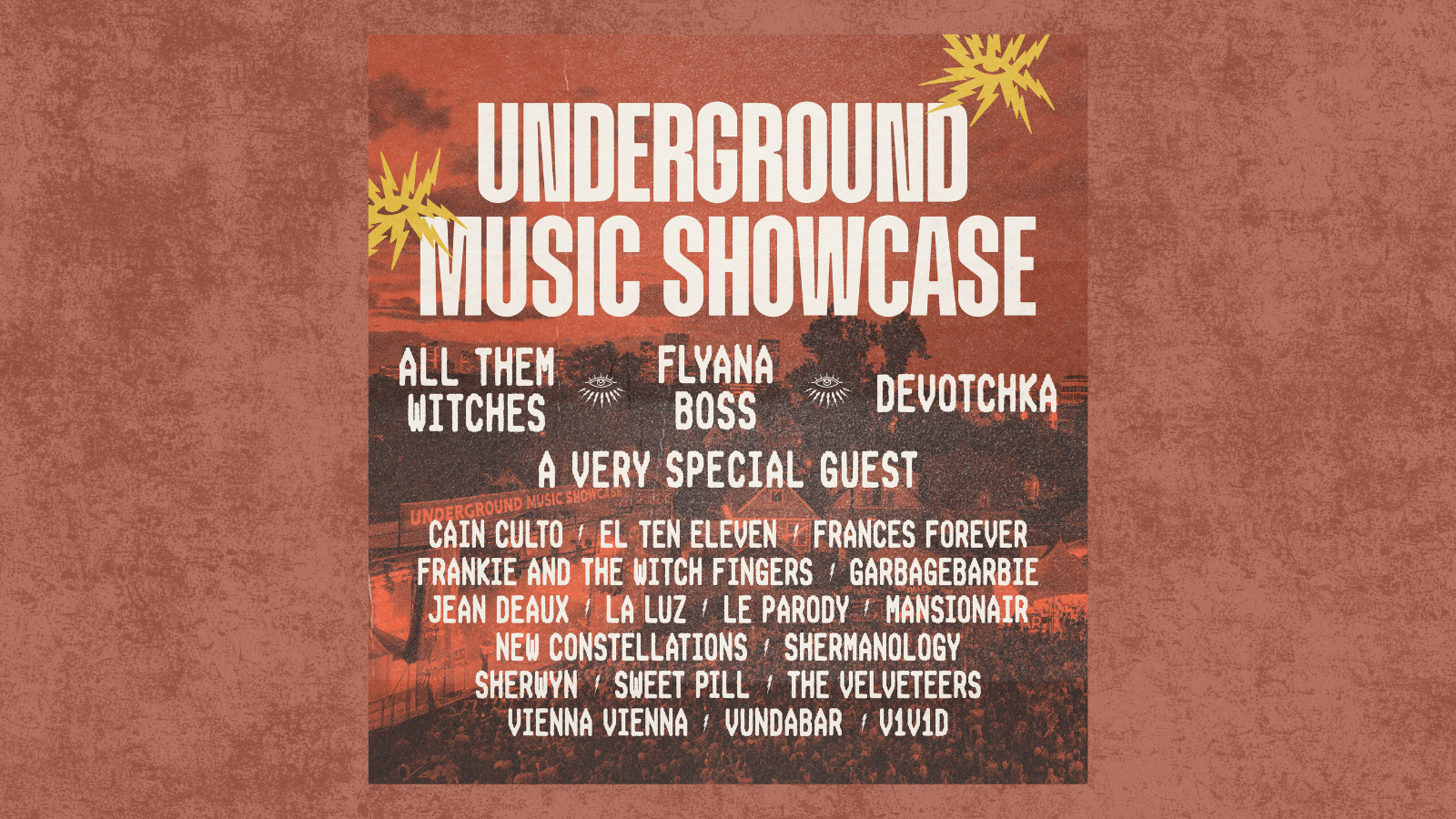 The 2025 Underground Music Showcase lineup is here