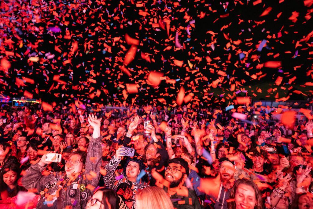 Confetti rains down on OK Go fans at Indieverse