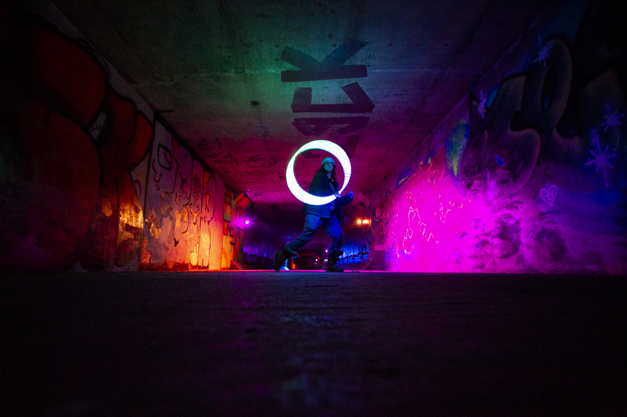 Welcome to Denver’s rave tunnel
