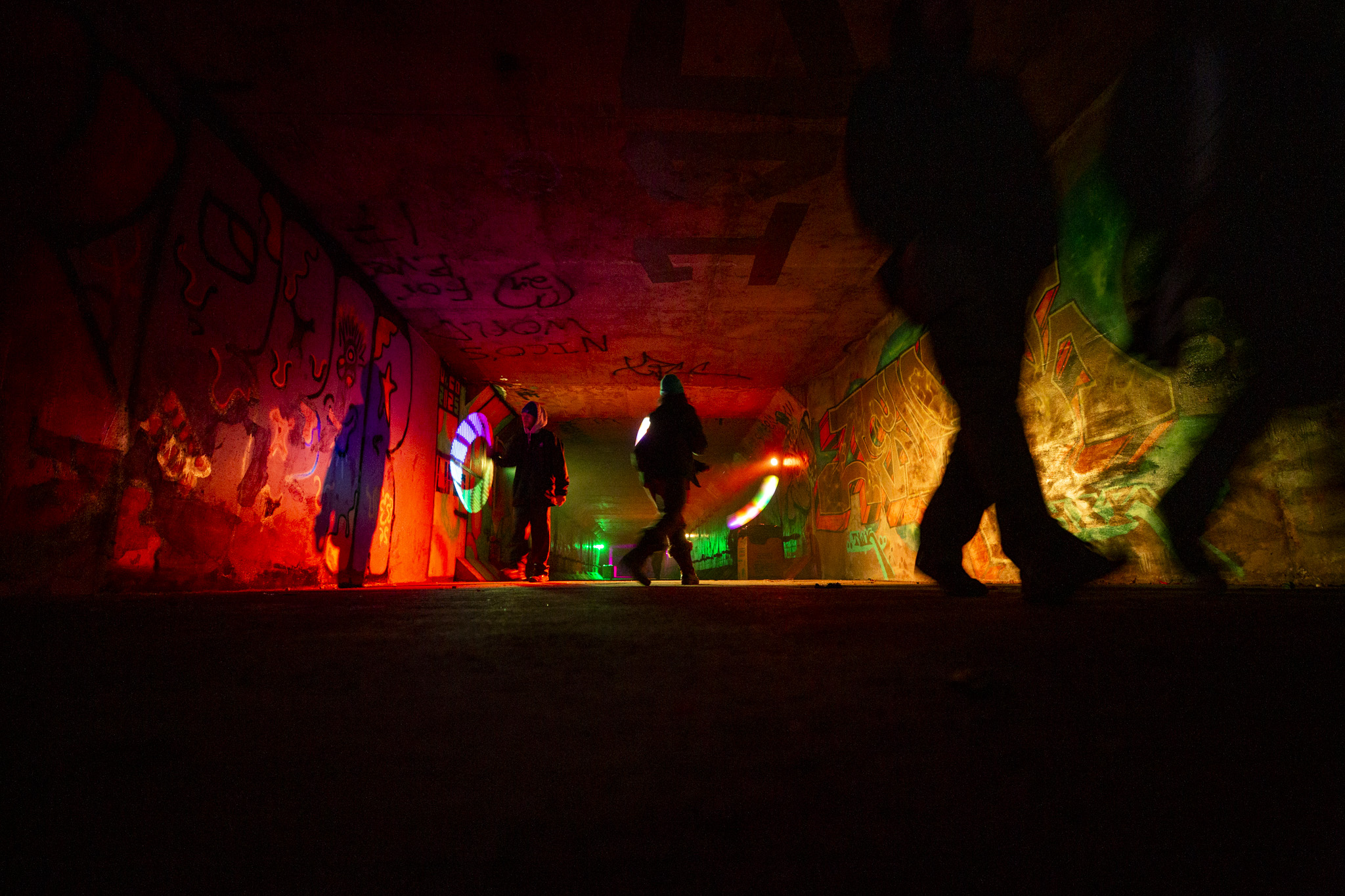 Welcome to Denver’s rave tunnel