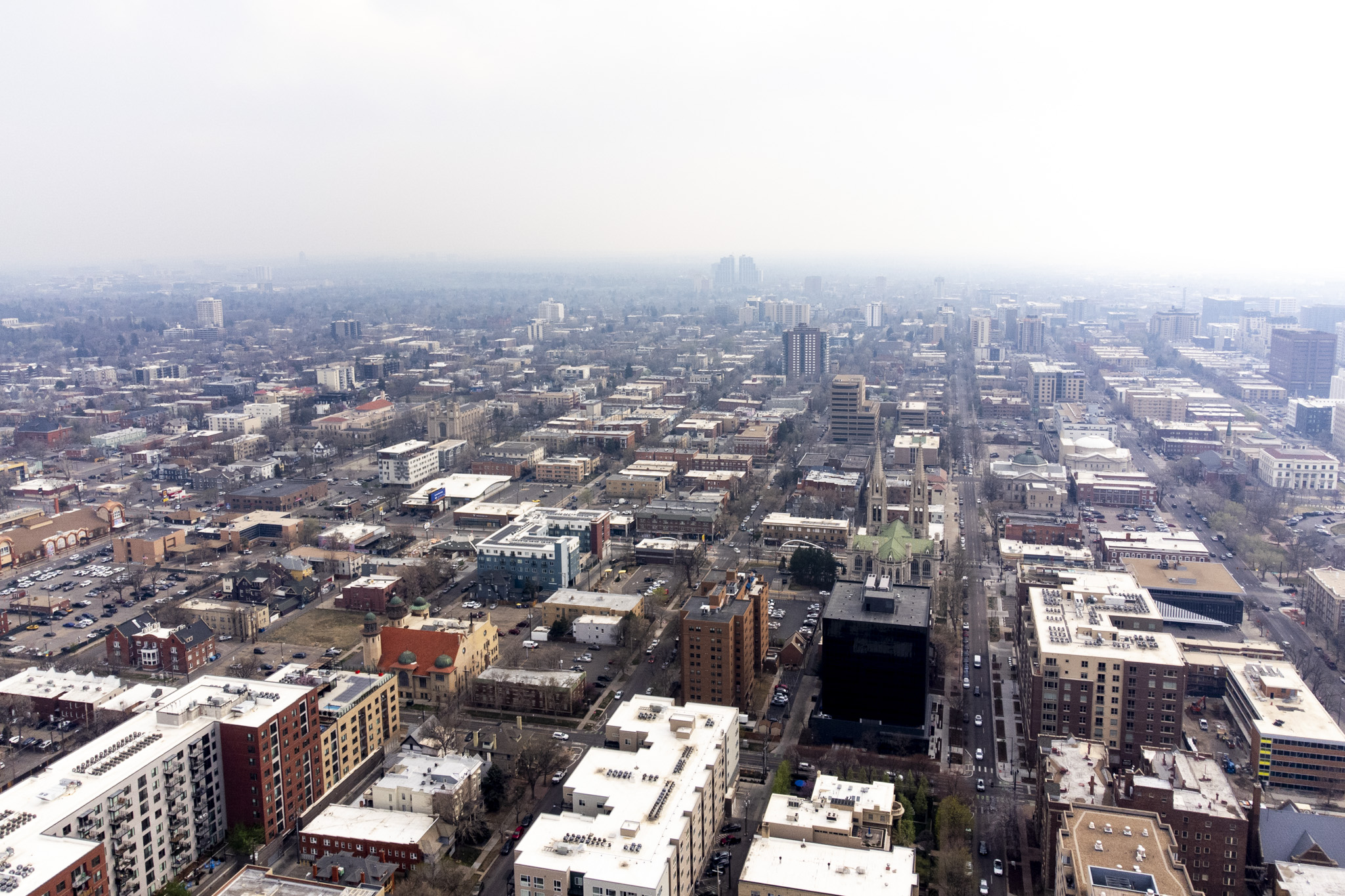 Denver is hazy because of smoke from Nebraska wildfires
