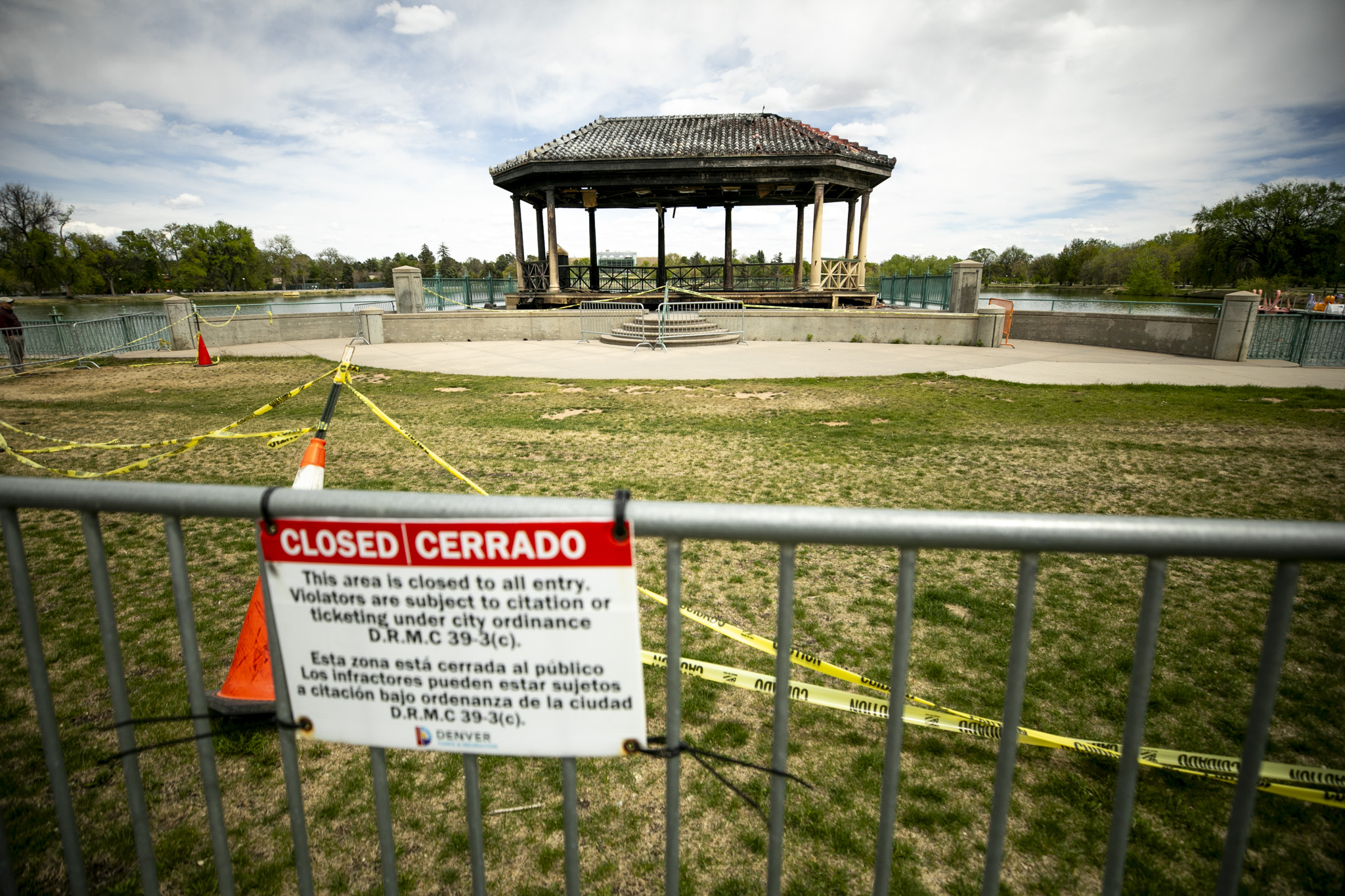 City Park bandstand to be completely rebuilt after fire
