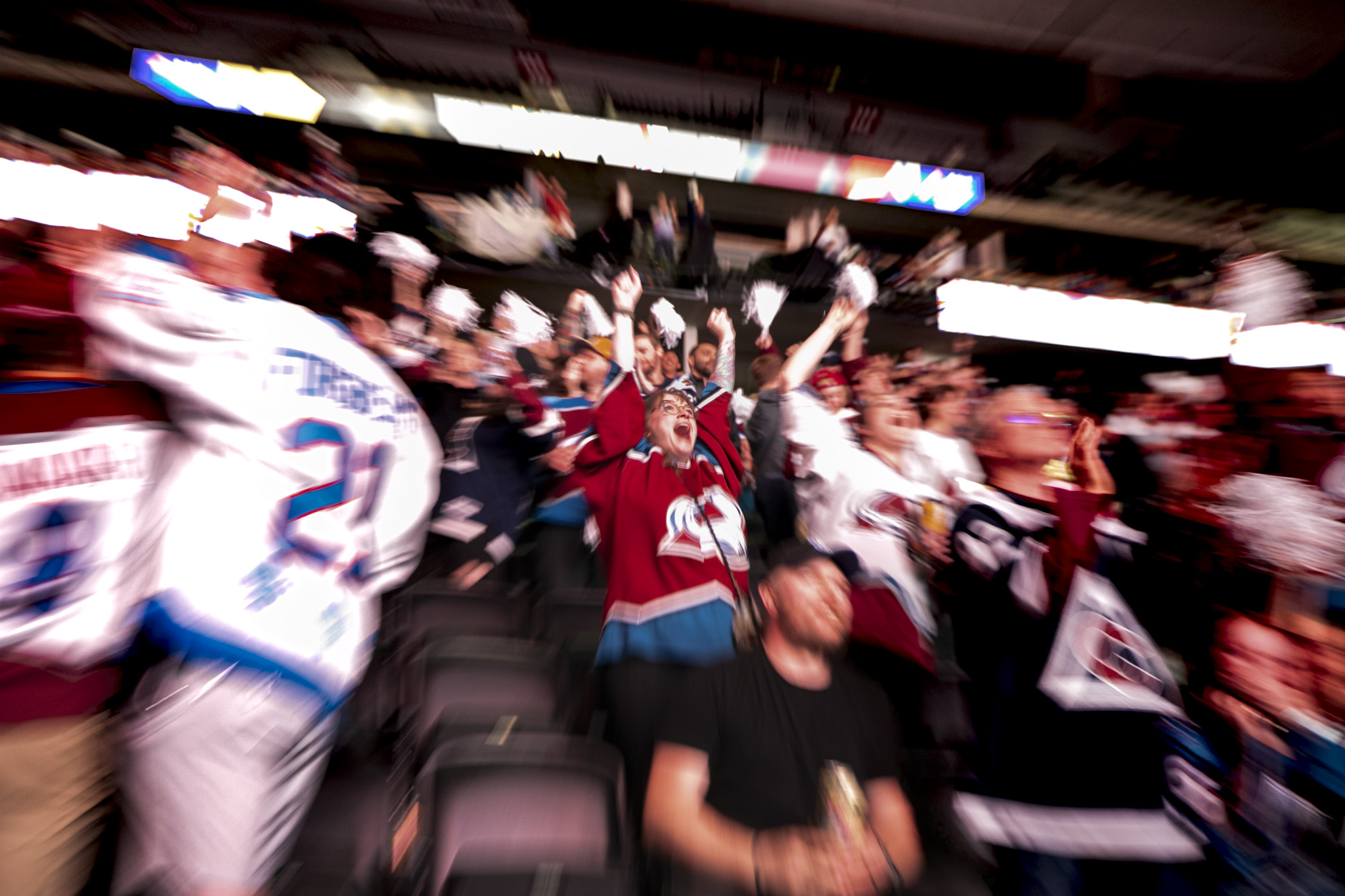 Avs fans lament after Golden Knights sweep the conference final