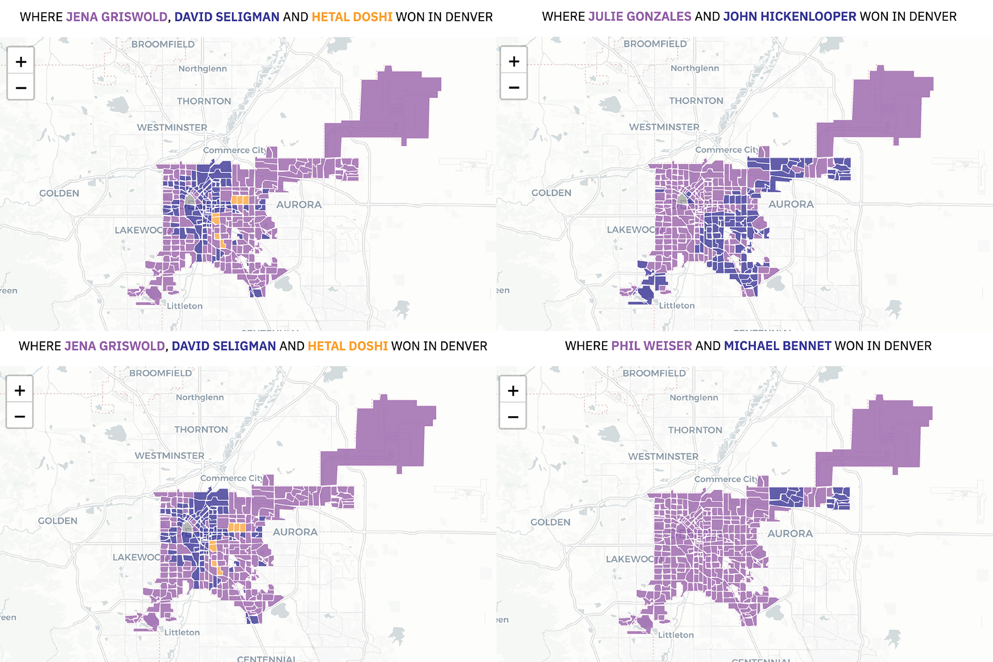 How did Denver vote? Let’s go to the maps!