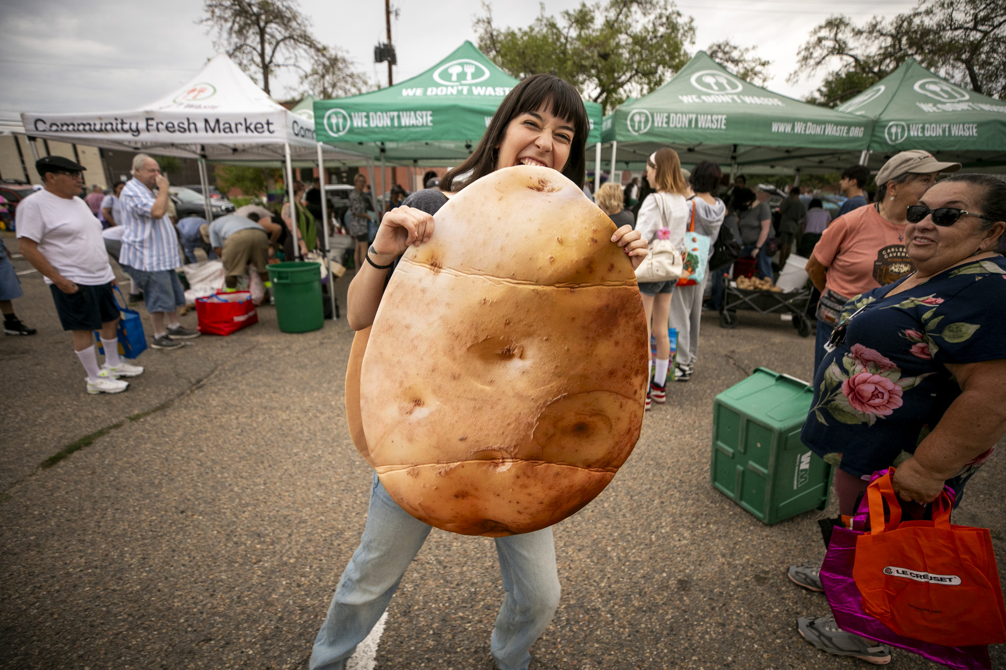 21 tons of taters disappeared in 90 minutes as ‘the community showed up’